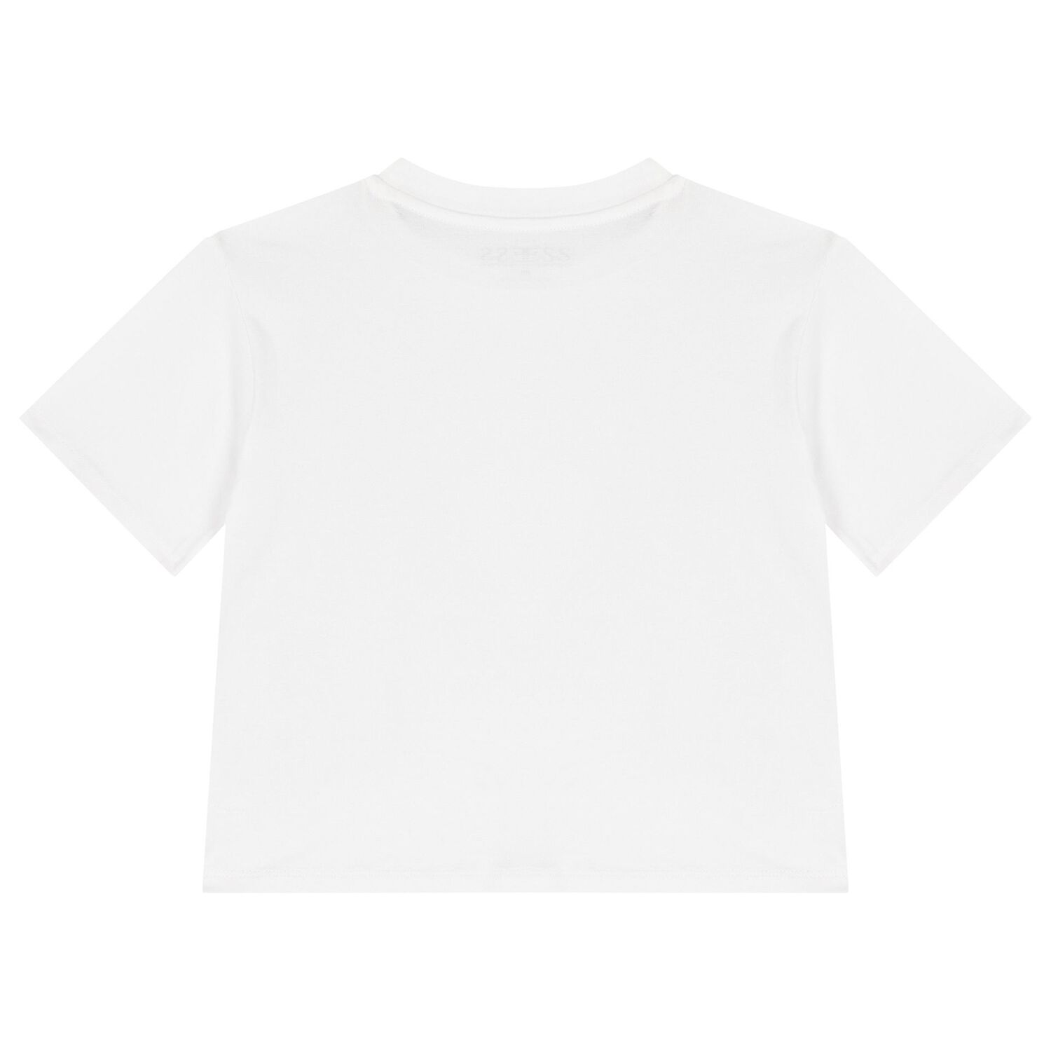 Girls White Logo Diamante T-Shirt, 1, hi-res image number null