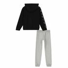 Boys Black, Red & Grey Tracksuit, 1, hi-res