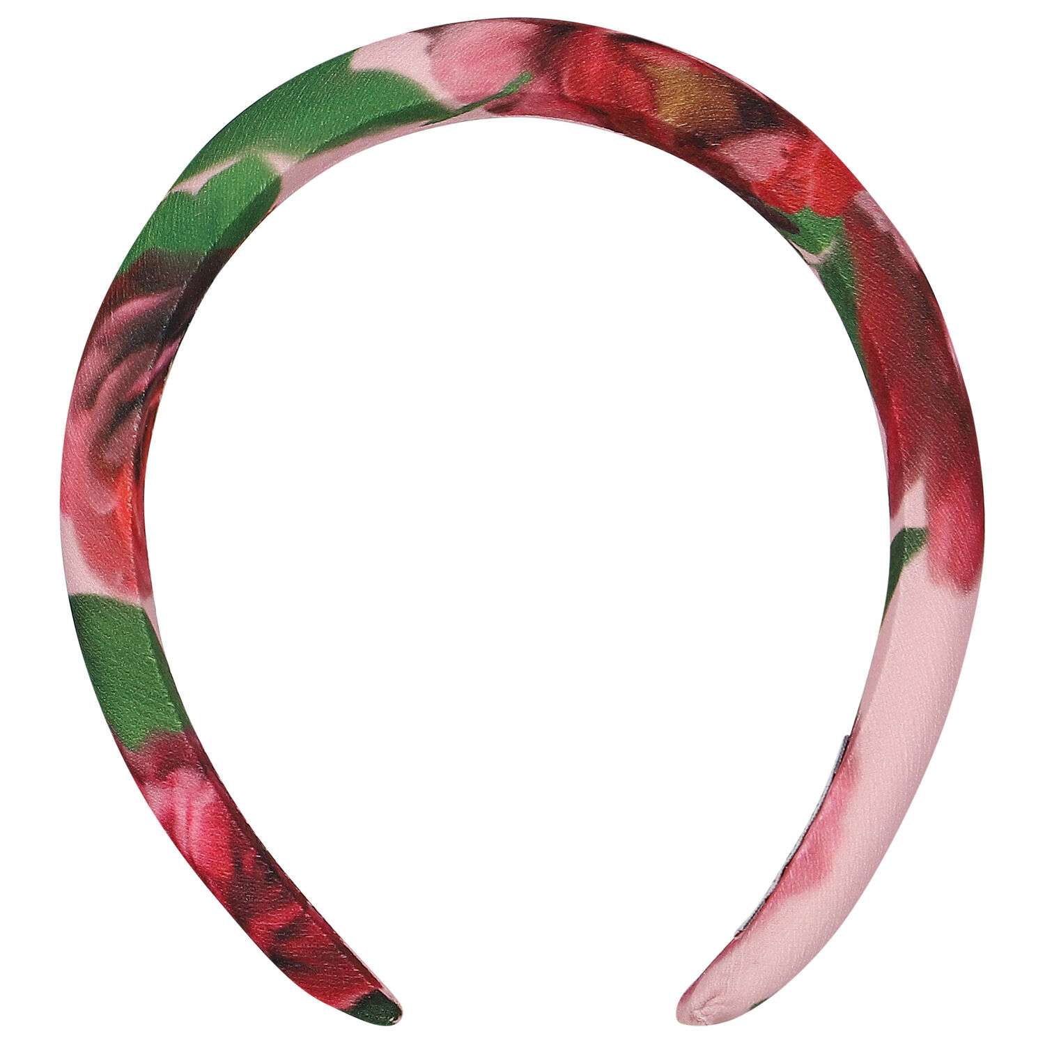 Girls Pink Floral Headband, 1, hi-res