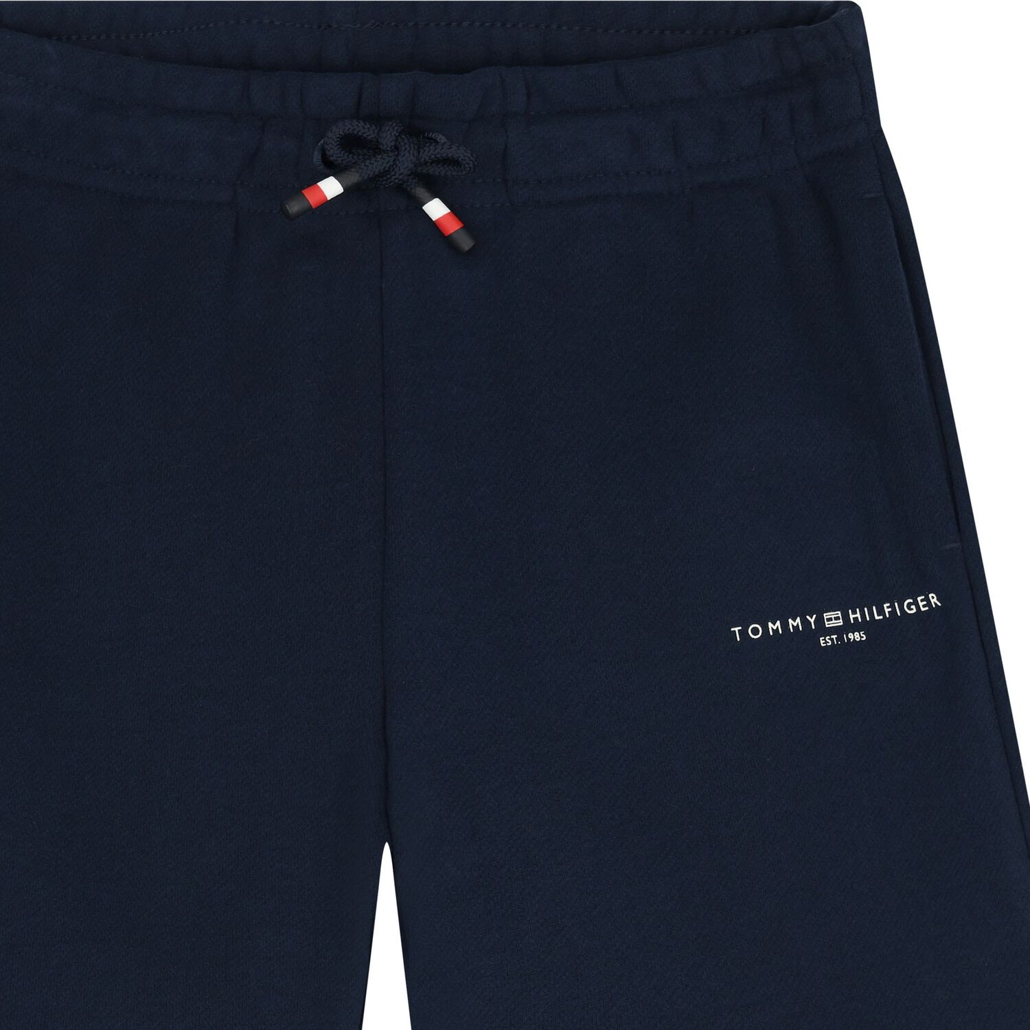 Boys Navy Blue Logo Shorts, 1, hi-res