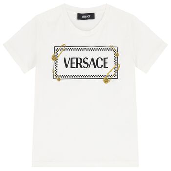 Boys White Logo T-Shirt