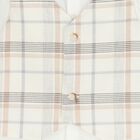 Baby Boys White & Beige Shorts Set, 1, hi-res