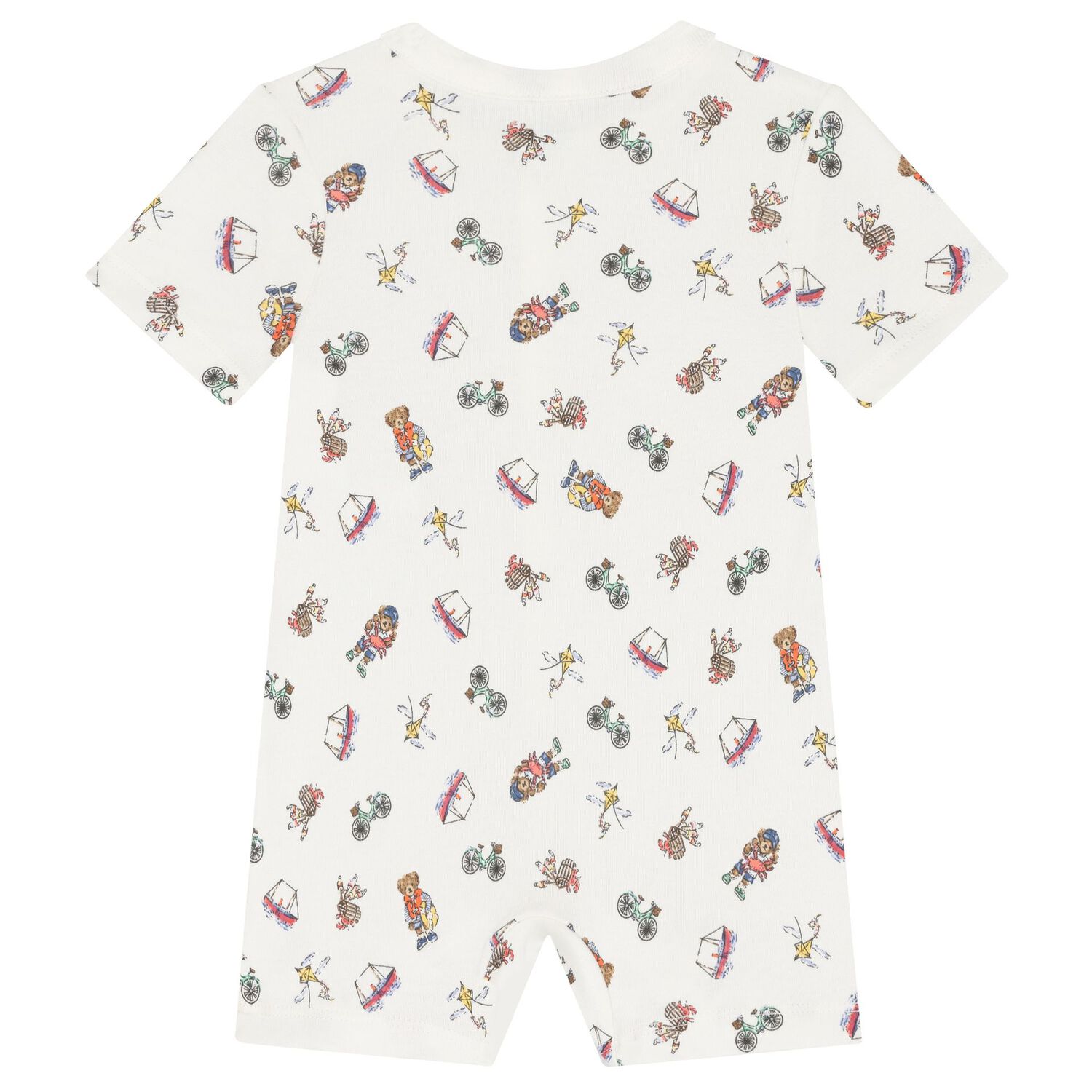 Ivory Cotton Playful Bear Print Baby Gift Set, 1, hi-res image number null