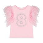 Girls Pink 8th Birthday T-Shirt, 13, hi-res