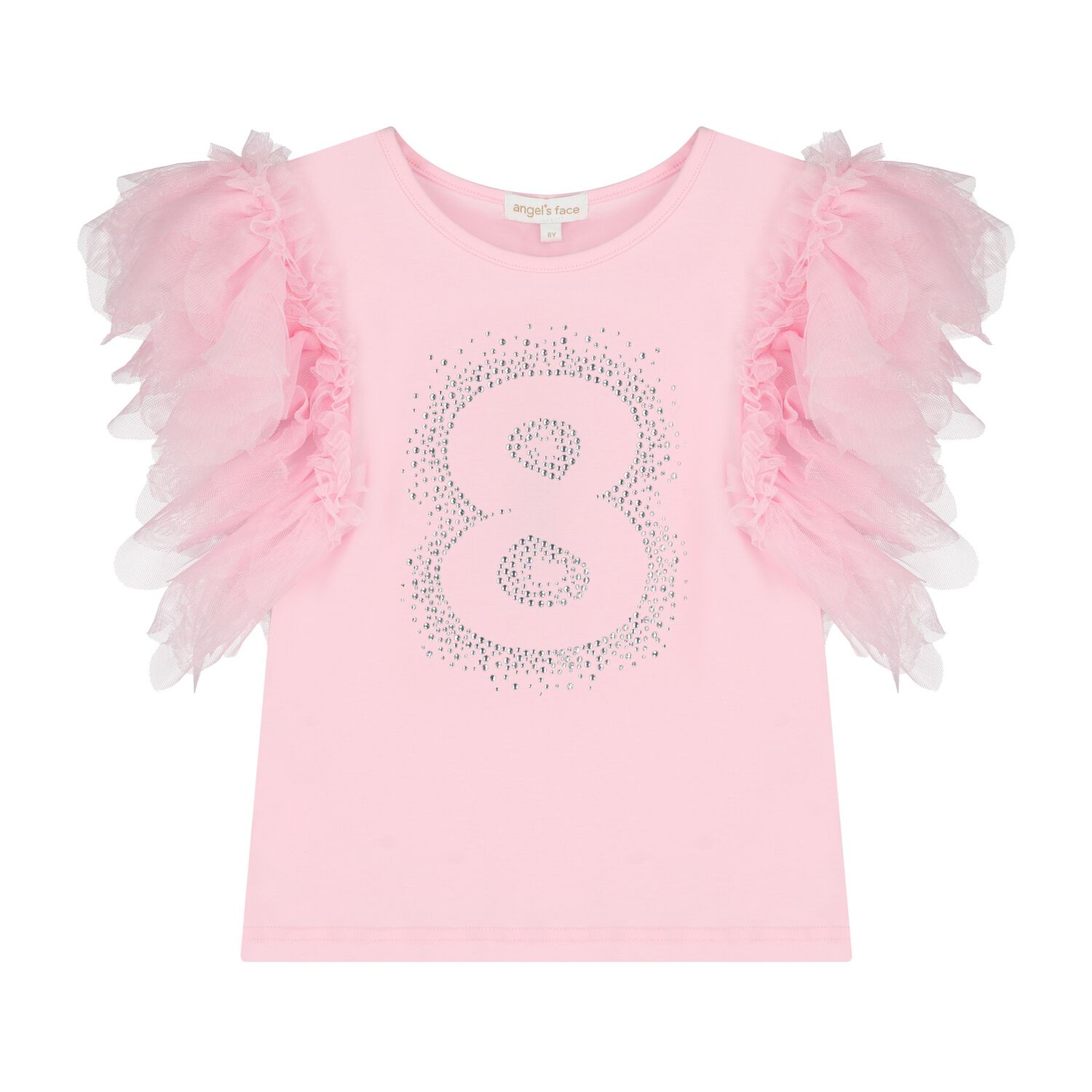 Girls Pink 8th Birthday T-Shirt, 13, hi-res