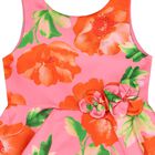 Girls Pink & Orange Floral Dress, 1, hi-res