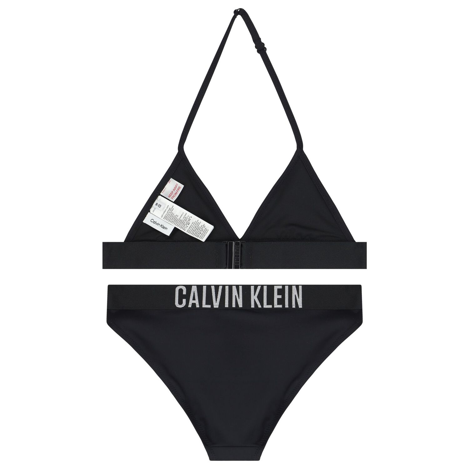 Girls Black Logo Bikini, 1, hi-res image number null