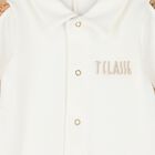 Ivory & Beige Geo Map Babygrow, 1, hi-res