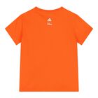 Orange & Black Disney Logo Baby Shorts Set, 1, hi-res