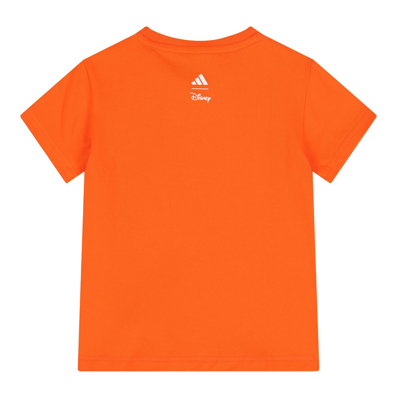 Orange & Black Disney Logo Baby Shorts Set, 1, hi-res