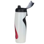 White & Black Logo Water Bottle, 2, hi-res