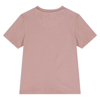 Younger Girls Pink Logo T-Shirt