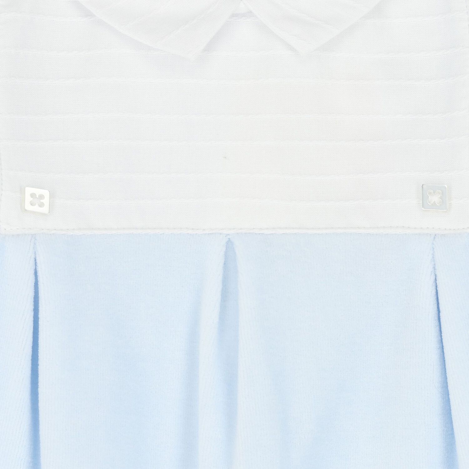 Baby Boys White & Blue Babygrow, 1, hi-res image number null