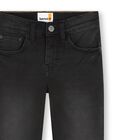 Boys Black Logo Jeans, 1, hi-res