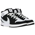 Black & White Jordan 1 Mid Easyon Trainers, 1, hi-res