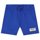 Blue Logo Shorts, 1, hi-res