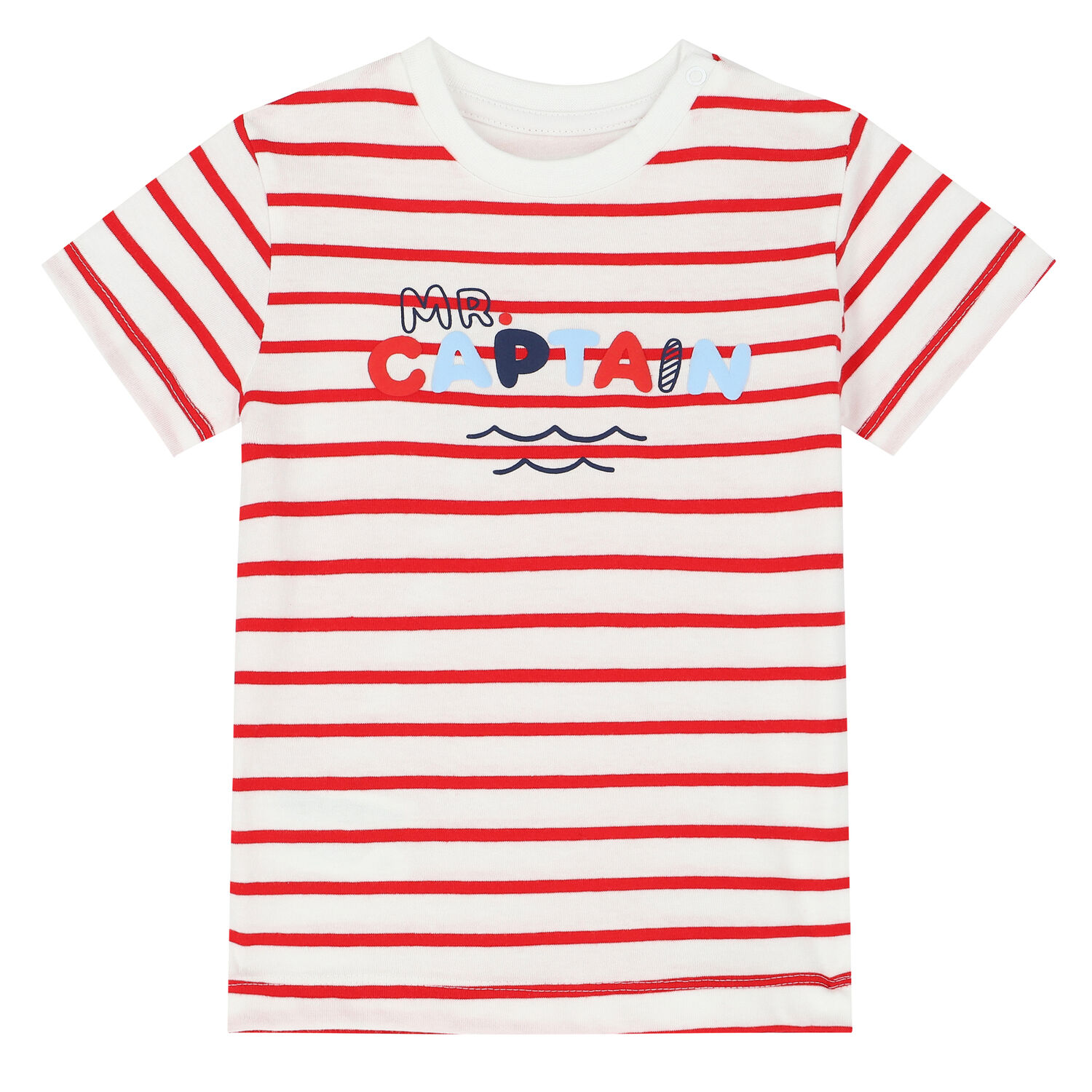 Younger Boys White & Red T-Shirts (2 Pack), 1, hi-res image number null