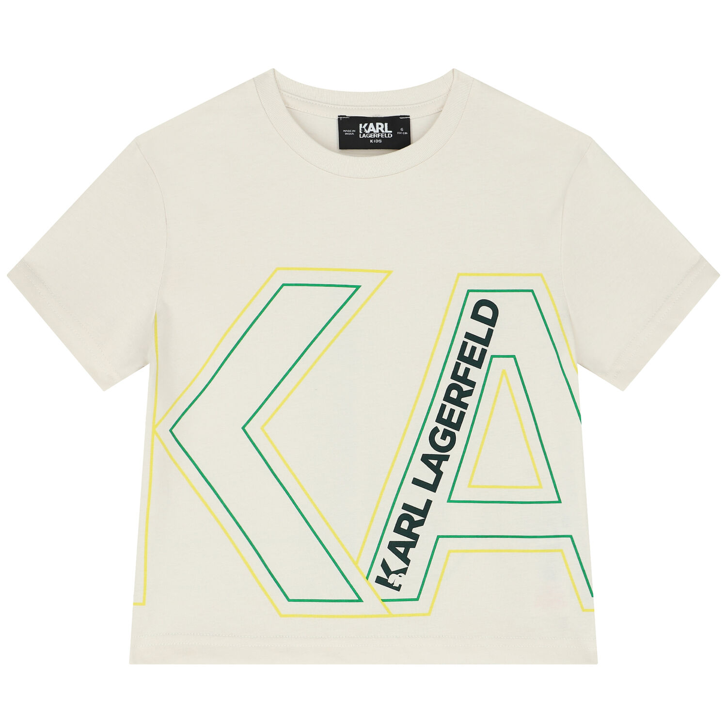 Boys Ivory Logo T-Shirt, 1, hi-res