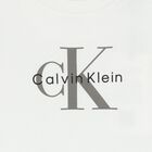 Baby Boys White Logo Long Sleeve Top, 1, hi-res