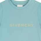 Younger Boys Blue Logo T-Shirt, 3, hi-res