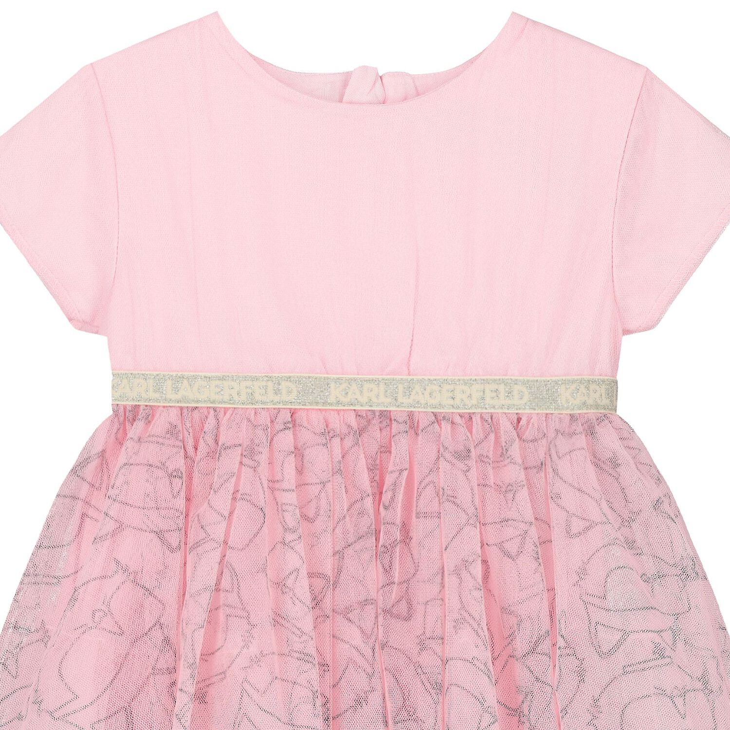 Girls Pink Tulle Choupette Dress, 1, hi-res