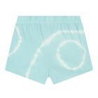 Baby Boys Turquoise Blue Teddy Bear Logo Shorts Set, 1, hi-res