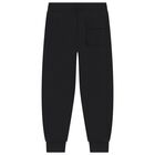 Boys Black Logo Joggers , 1, hi-res