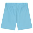 Blue Logo Softskin Shorts, 1, hi-res