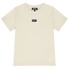 Beige Logo T-Shirt, 1, hi-res