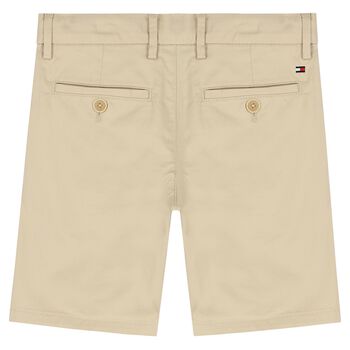 Boys Beige Chino Shorts