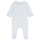 Beige & Blue Tiger Babygrows ( 2 Pack ) , 2, hi-res