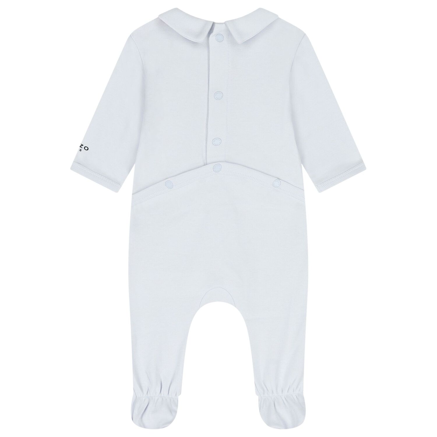Beige & Blue Tiger Babygrows ( 2 Pack ) , 2, hi-res