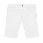Boys White Shorts, 1, hi-res