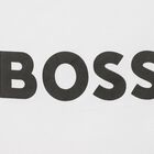 Beige & White Logo Padded Baby Blanket, 1, hi-res