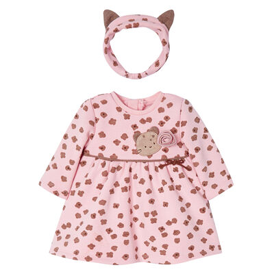 Baby Girls Pink Flower Dress
