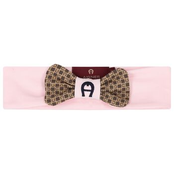 Baby Girls Pink Logo Headband