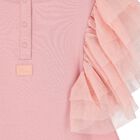 Girls Pink Tulle Dress, 3, hi-res