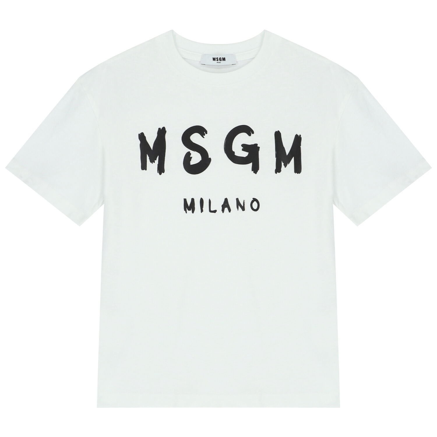 White & Black Logo T-Shirt, 4, hi-res