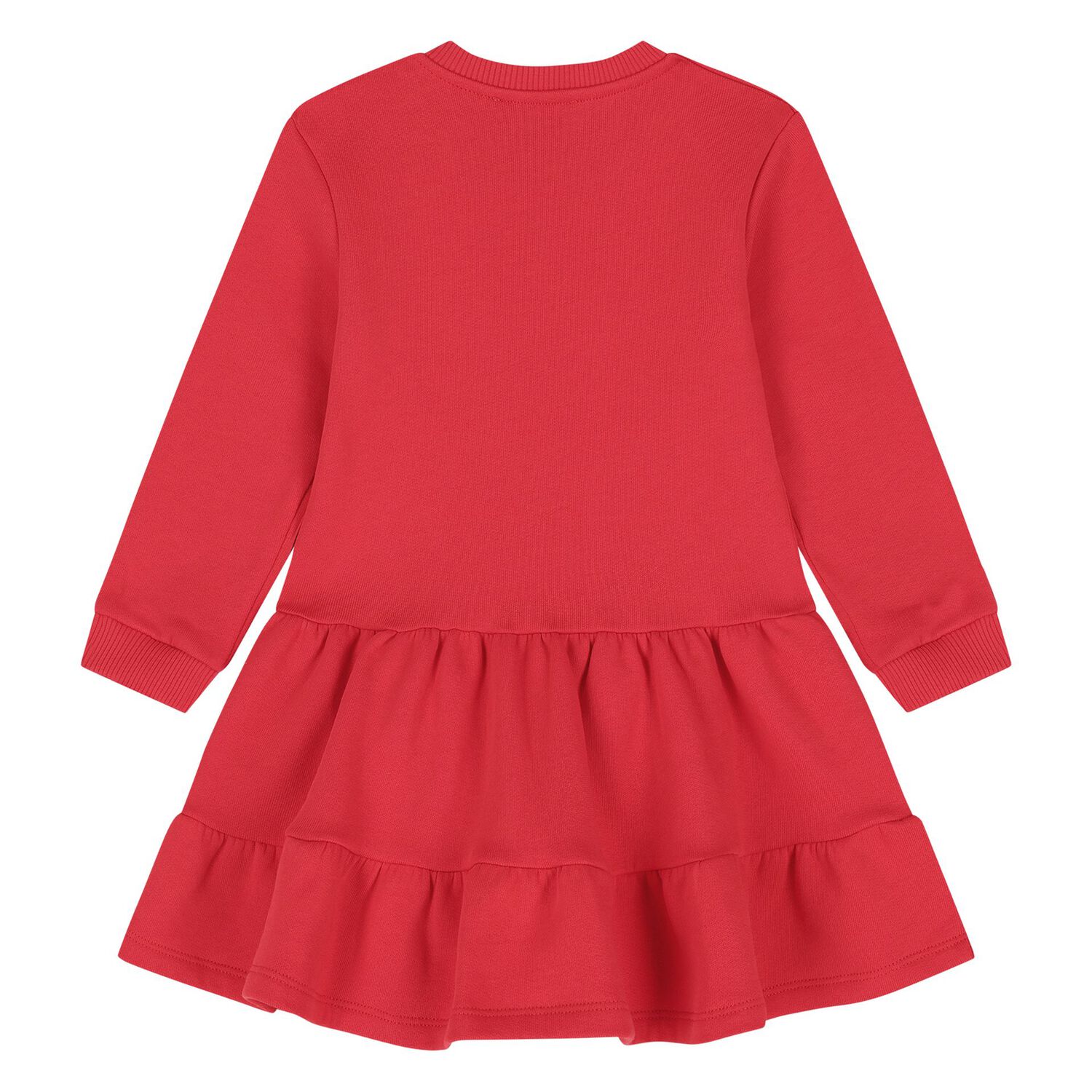 Younger Girls Red Popcorn Logo Dress, 1, hi-res