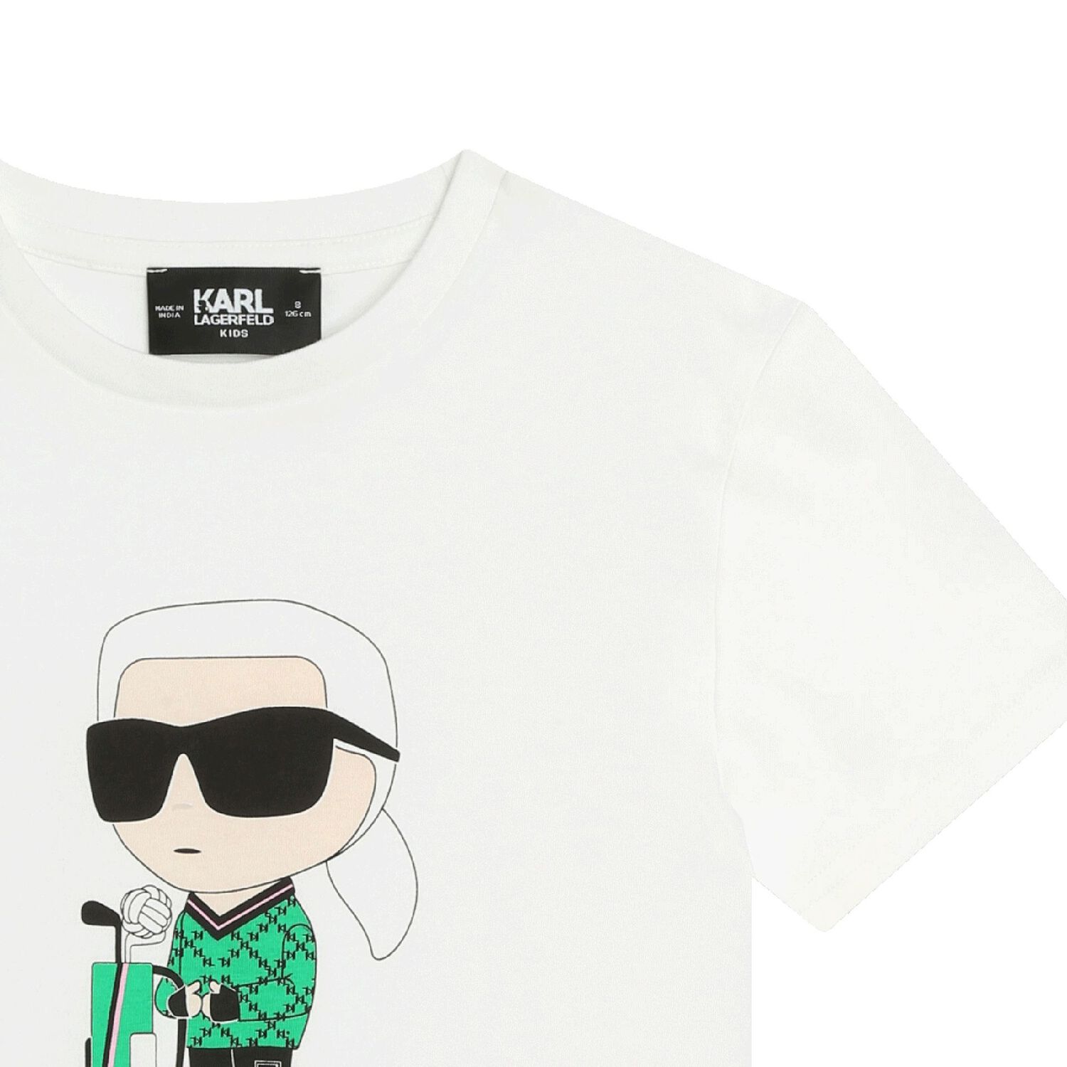 Boys White Logo T-Shirt, 1, hi-res image number null