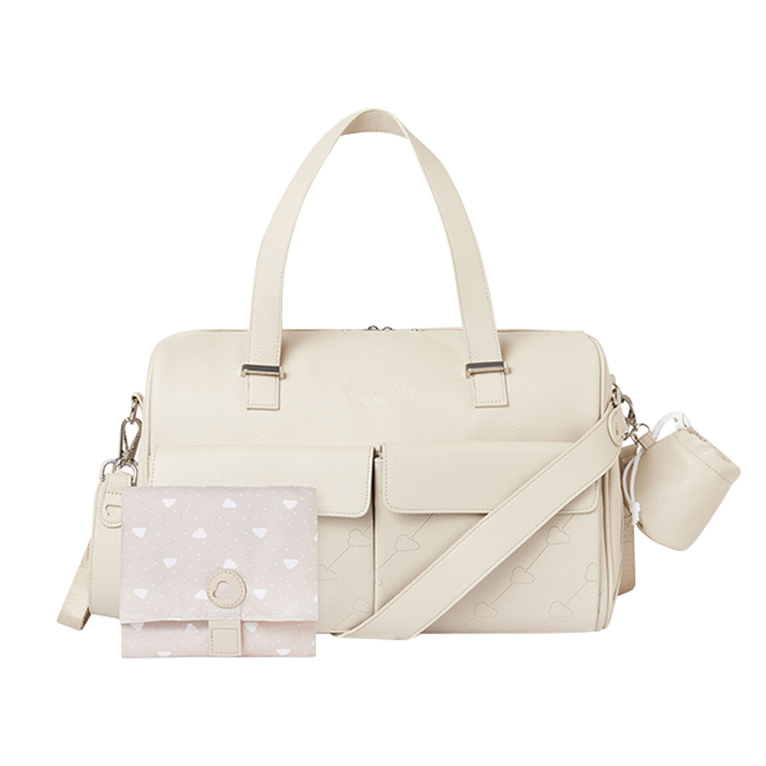 Beige Baby Changing Bag, 4, hi-res