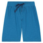 Boys White & Blue California Shorts Set, 1, hi-res