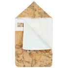 Beige Geo Map Baby Nest, 1, hi-res