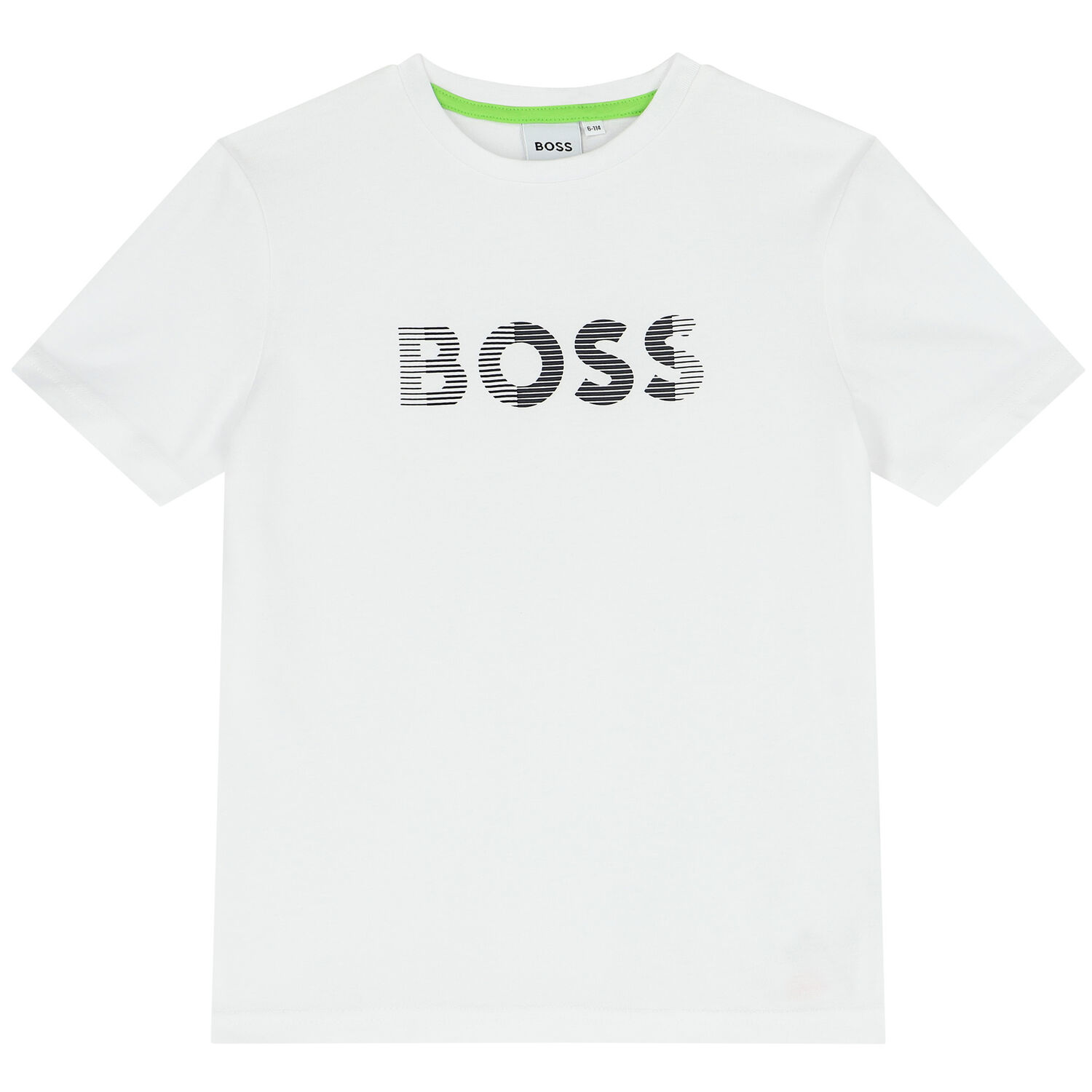 Boys White Logo T-Shirt, 1, hi-res image number null