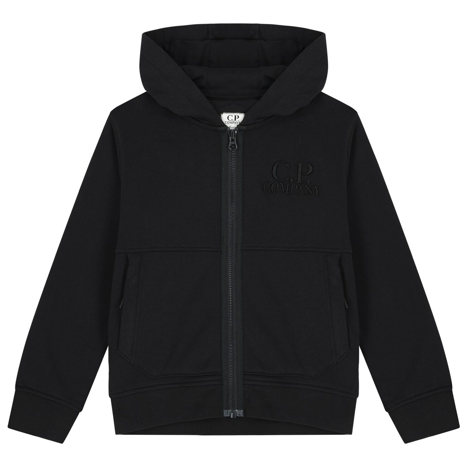 Boys Black Logo Tracksuit, 1, hi-res