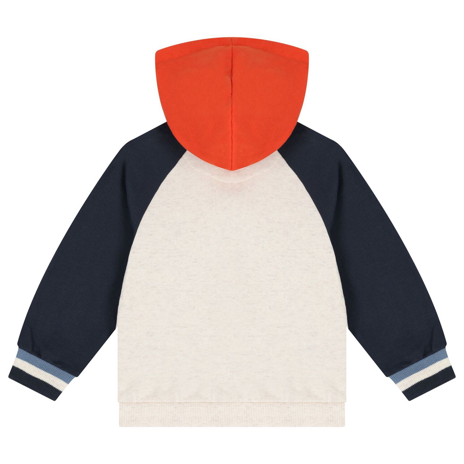 Younger Boys Ivory, Blue & Orange 3-Piece Tracksuit, 2, hi-res image number null