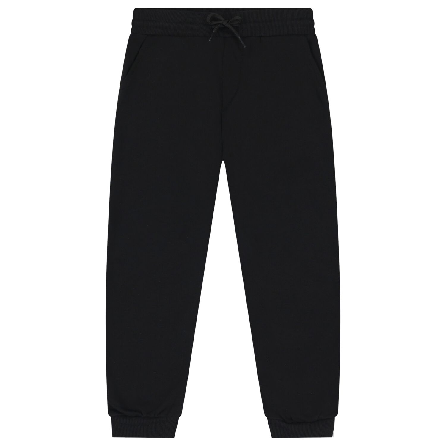 Boys Black Joggers, 2, hi-res