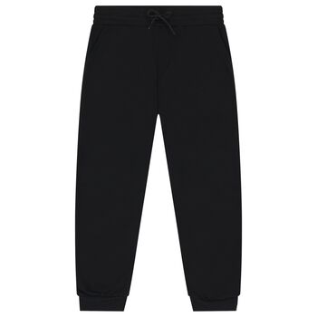 Boys Black Joggers