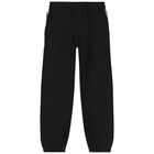 Black & Gold Logo Joggers, 10, hi-res