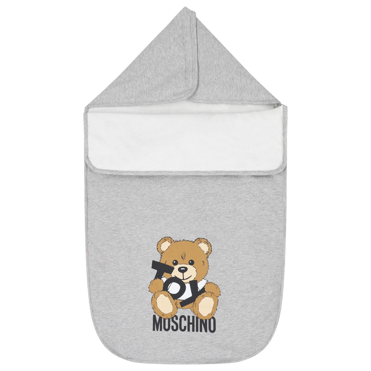 Grey Teddy Bear Logo Baby Nest, 4, hi-res